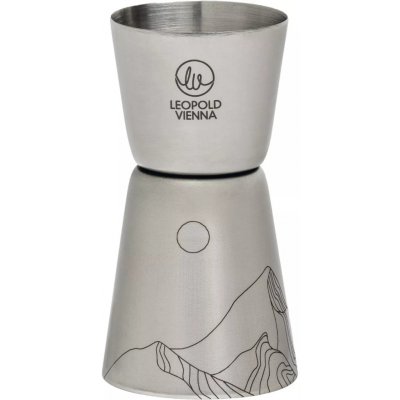 LEOPOLD VIENNA Mountains Jigger Barová odměrka, nerezová, výška: 84 mm, ø: 44 mm – Zboží Dáma