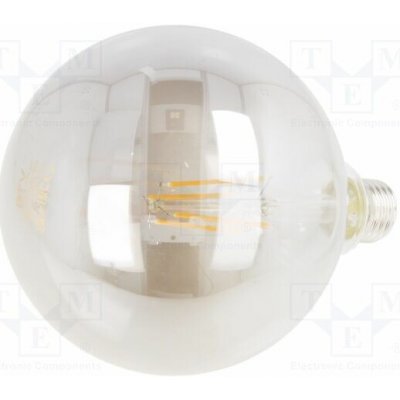 GTV Poland LD-G125FP8-18 Žárovka LED šedá E27 230VAC 450lm 8W 360° 1800K – Hledejceny.cz