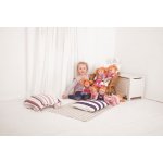 Hračka Bigjigs Toys Růžový kabátek s čepičkou pro panenku 28 cm