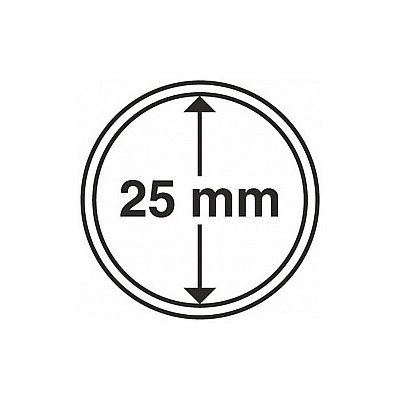 Leuchtturm Kruhové kapsle na mince 14–50 mm 10 ks Vnitřní průměr: 25 mm – Zboží Dáma