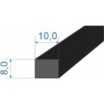 0596081 Pryžový profil 8x10mm, NBR 60°Sh obdélníkový – Zboží Dáma