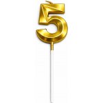 Dortisimo Svíčka zlatá číslo 5 – Hledejceny.cz