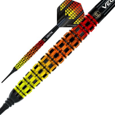 Sada soft šipek Winmau Firestorm Flame Tapered 20g, 90% wolfram – Zboží Mobilmania