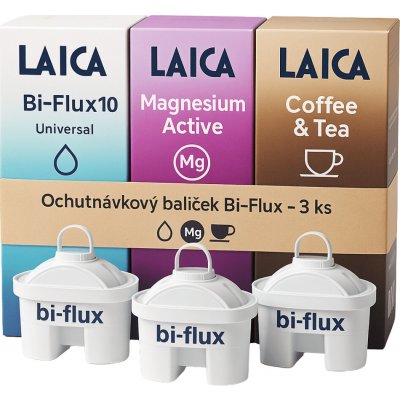 Laica Bi-Flux Universal + Magnesium Active + Coffee & Tea 3 ks – Zboží Mobilmania
