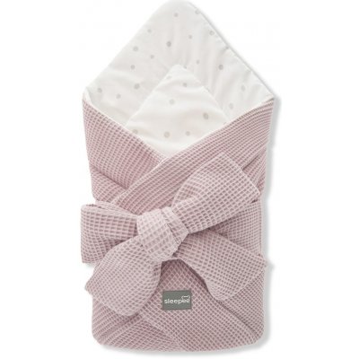 Sleepee Bavlněná zavinovačka Cotton růžová – Zboží Dáma