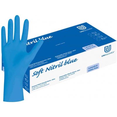 Unigloves Soft Nitril Blue 100 ks