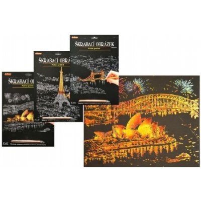 Škrabací obrázek noční pohled – Zboží Dáma