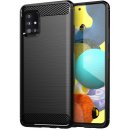 Pouzdro Forcell CARBON Samsung Galaxy A71 černé