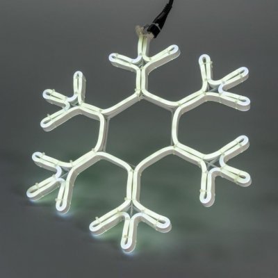 Nexos Vánoční světelná sněhová vločka 360 LED studeně bílá – Zboží Mobilmania