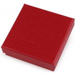Krabička na šperky 9x9 cm Varianta: 2 červená, Balení: 12 ks – Zboží Živě