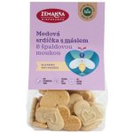 Biopekárna Zemanka Bio medová srdíčka s máslem 100 g – Zboží Dáma