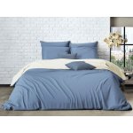 Mistral Home povlečení bavlněný perkál Doubleface sv. modrá/bílá 140x220 70x90 – Zboží Dáma