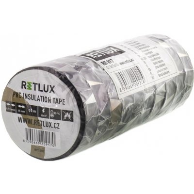 Retlux RIT Elektroizolační páska PVC 15/10 m 017 černá – Hledejceny.cz