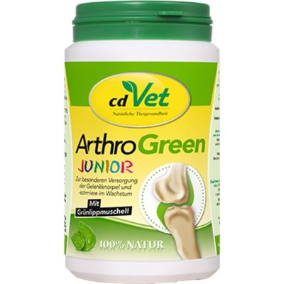 cdVet Kloubní výživa z mušle a bylin ArthroGreen Junior 140 g – Hledejceny.cz