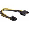 PC kabel Delock napájecí kabel SATA 15 pin na 6 pin PCI Express oem