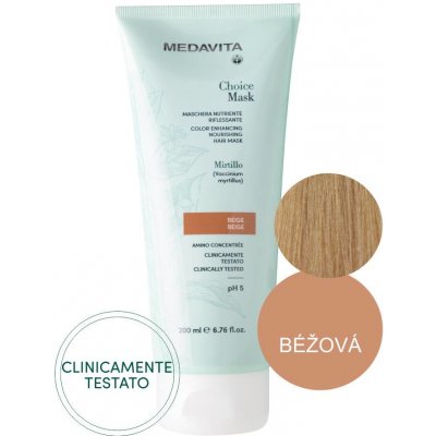 Medavita Choice barvící maska béžová 200 ml