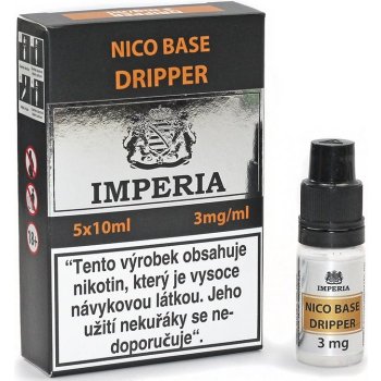 Boudoir Samadhi s.r.o. IMPERIA Nikotinová báze Dripper PG30/VG70 3mg 5x10ml