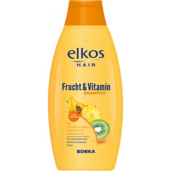Elkos šampon s výtažkem z meruňky pro normální až lehce suché vlasy Frucht & Vitamin 500 ml