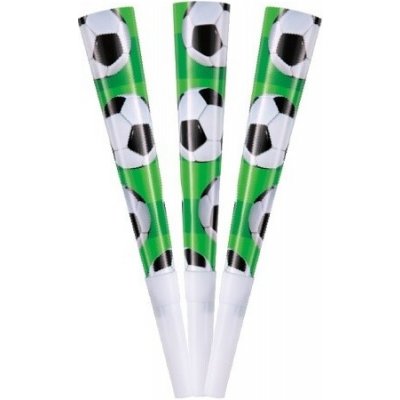 Unique Party trumpetky 3d Fotbal 6 ks – Zboží Dáma