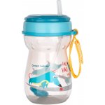 Canpol babies hrníček se slámkou a závažím pejsek tyrkysový 350 ml – Zboží Dáma