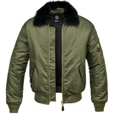 Bunda MA2 Fur Collar Jacket olivová – Zboží Mobilmania