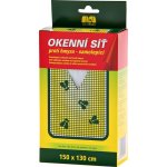 Papírna Moudrý Okenní síť proti hmyzu 130 x 150 cm samolepící bílá – Zboží Mobilmania