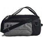 Under Armour Contain Duo MD BP Duffle Castlerock Medium Heather/Black/White 50 L – Zboží Dáma