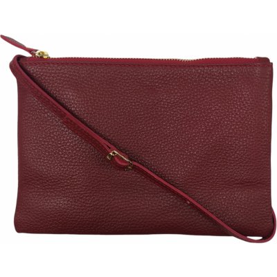 Vera Pelle dámská kožená crossbody vínová 1629 vínová