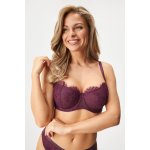 Astratex podprsenka Wine Whisper Bardot nevyztužená vínová – Zboží Dáma