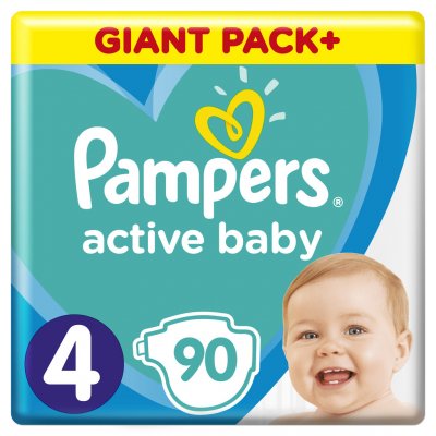 Pampers Active Baby 4 90 ks – Zbozi.Blesk.cz