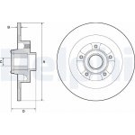 Brzdový kotouč DELPHI BG9134RS – Hledejceny.cz