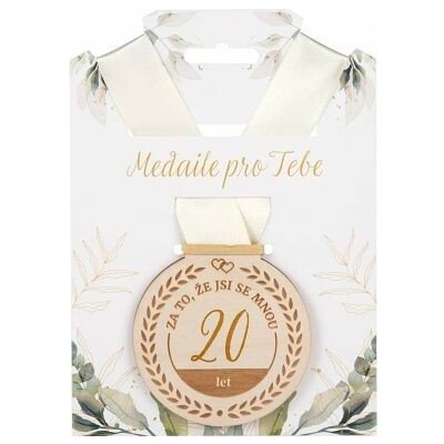 ALBI Dřevěná medaile 20 let – Zboží Dáma