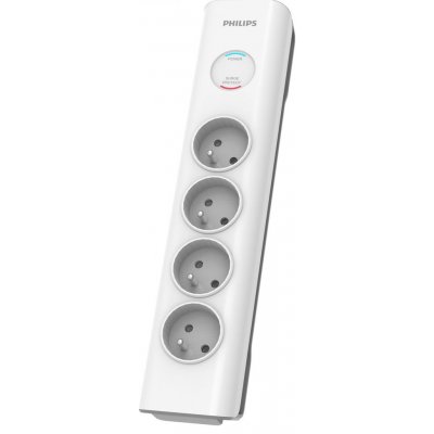 Philips SPN3032WA/10 Multiprise 3 Prises Schuko + 2 USB 2m