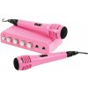 Karaoke sada 2x mikrofon růžový