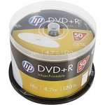 HP DVD+R 4,7GB 16x, printable, cakebox, 50ks (DRE00026WIP-3) – Zboží Živě