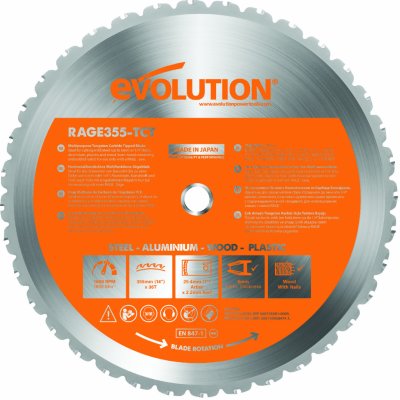 EVOLUTION RAGE 355mm TCT multifunkční kotouč