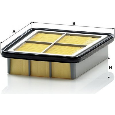 MANN-FILTER Vzduchový filtr MANN C2065 (MF C2065) – Hledejceny.cz