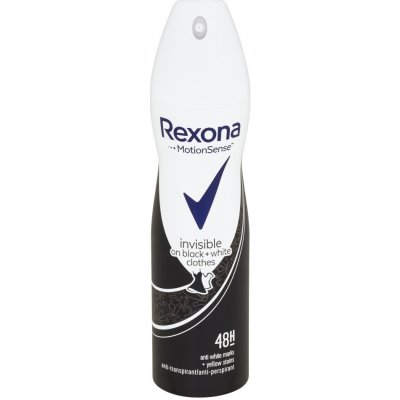 Rexona Invisible on Black + White Clothes deospray 150 ml – Zboží Mobilmania