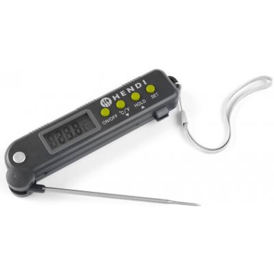 Hendi Teploměr se skládací sondou, -50/300˚C, 160x40x(H)25mm – Zboží Mobilmania