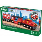 BRIO Hasičský hasící vlak 33844 – Zboží Mobilmania