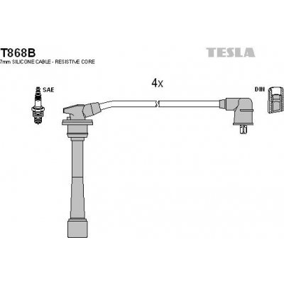 Sada kabelů pro zapalování TESLA T868B – Hledejceny.cz