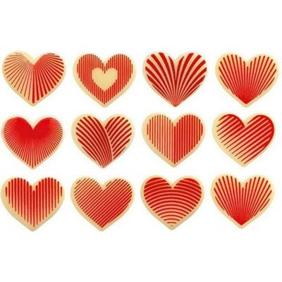 PCB CREATION PCB Čokoládová mini srdíčka 12ks – Zboží Mobilmania