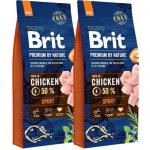 Brit Premium By Nature Sport Chicken 2 x 15 kg – Hledejceny.cz