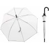 Deštník Doppler Nizza Transparent dámský holový vystřelovací deštník černý