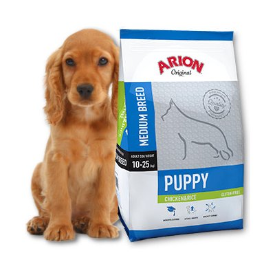 ARION Original Puppy Medium Breed Chicken & Rice 12kg