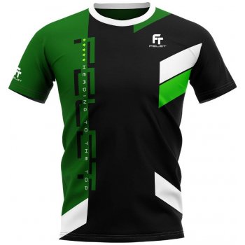 Unisex tričko Felet RN 3601 Black/Green