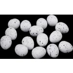 Dekorační křepelčí vajíčka k aranžování bílá 1krab. – Zboží Dáma