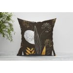 Top textil Eunika hnědá 40 x 40 cm – Zbozi.Blesk.cz