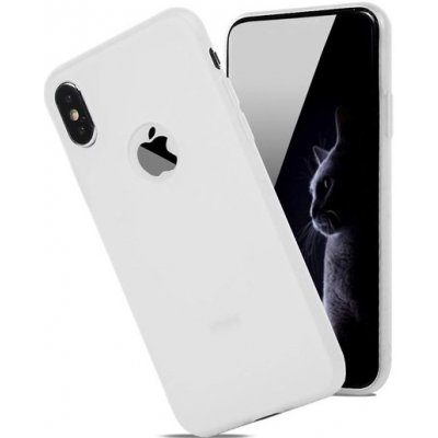 Pouzdro SES Silikonové matné s výřezem Apple iPhone X/XS - bílé – Zbozi.Blesk.cz