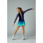 Soutěžní šaty Faded Turquoise krasobruslení – Sleviste.cz